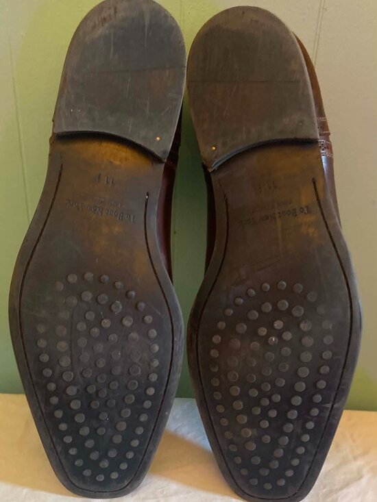 To Boot New York Adam Derrick Brown Cap Toe Oxford Brogue Italy Men’s Dress Shoe main image 7